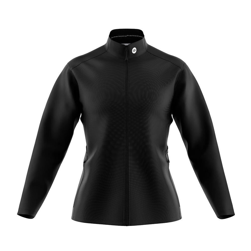 Womens Pack Up Black Wind Water Resistant Cycling Jacket FAT LAD AT THE