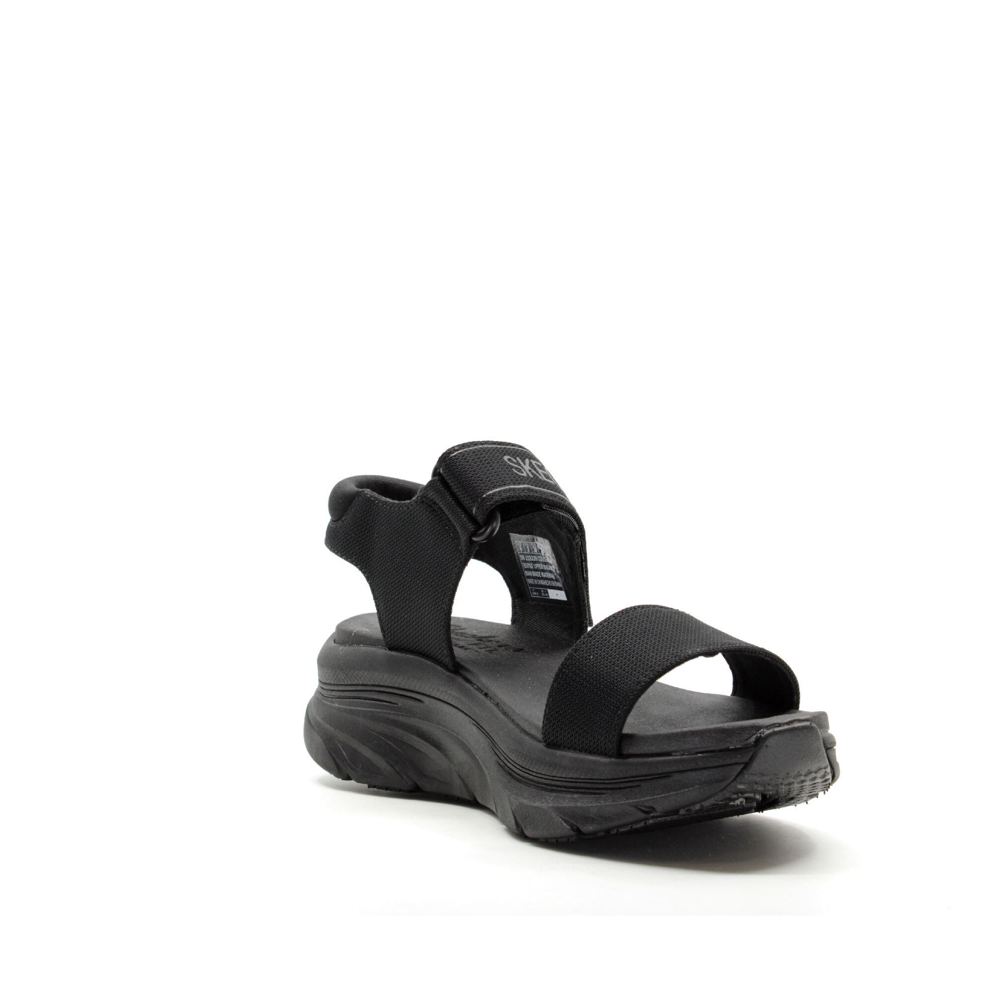 Chinelos Skechers D'lux Walker - New B, Preto, Mulheres 6/6