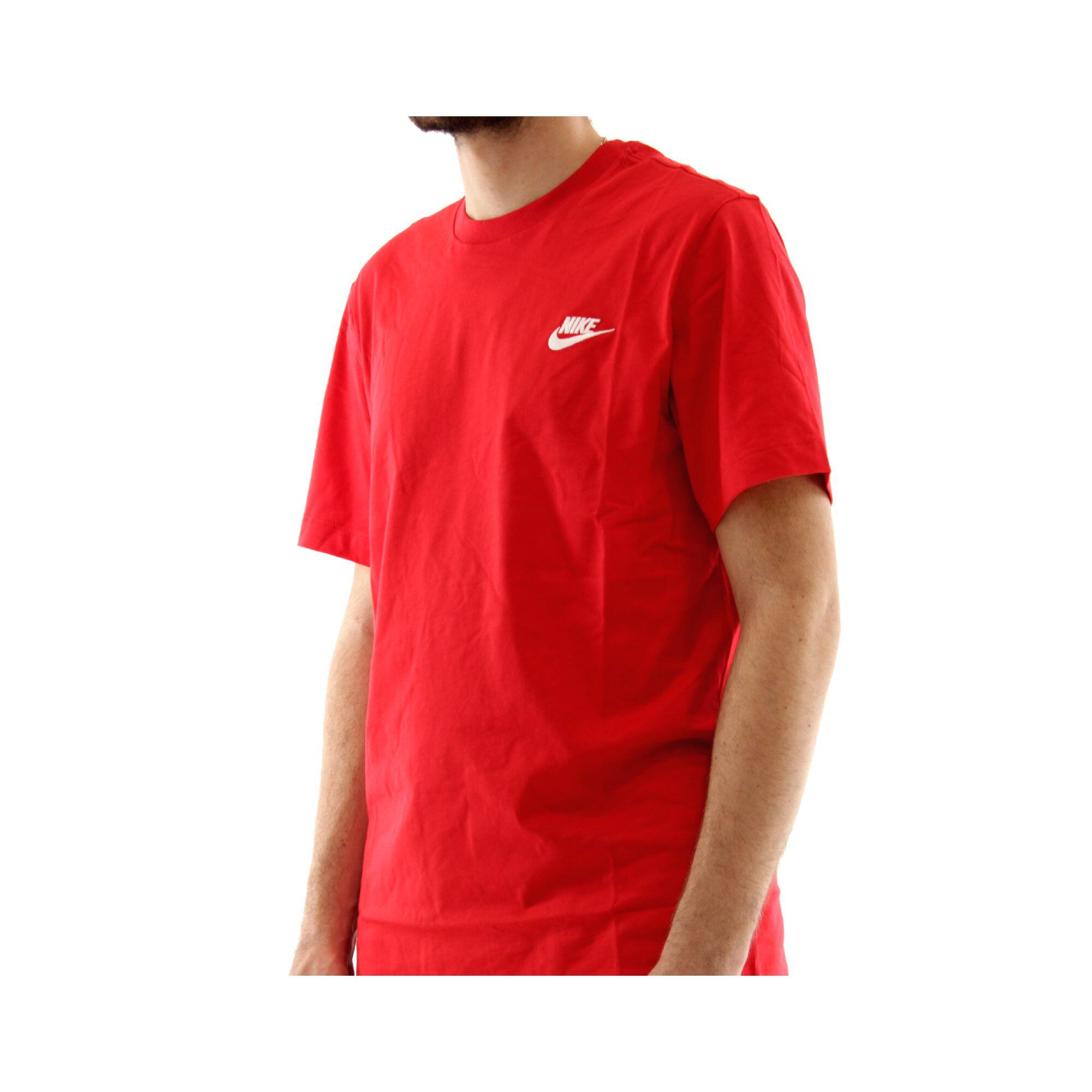 T-shirt Nike Sportswear Club, Rouge, Hommes 5/5