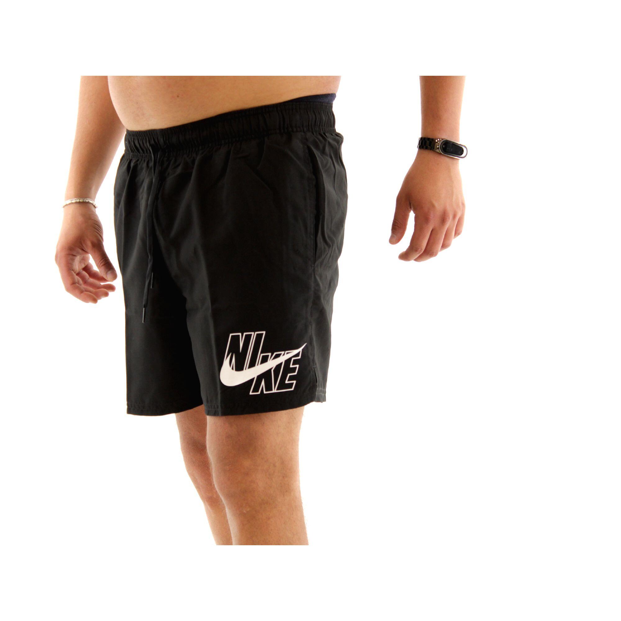 Costume da bagno uomo nike swim essential lap - nero 5/5