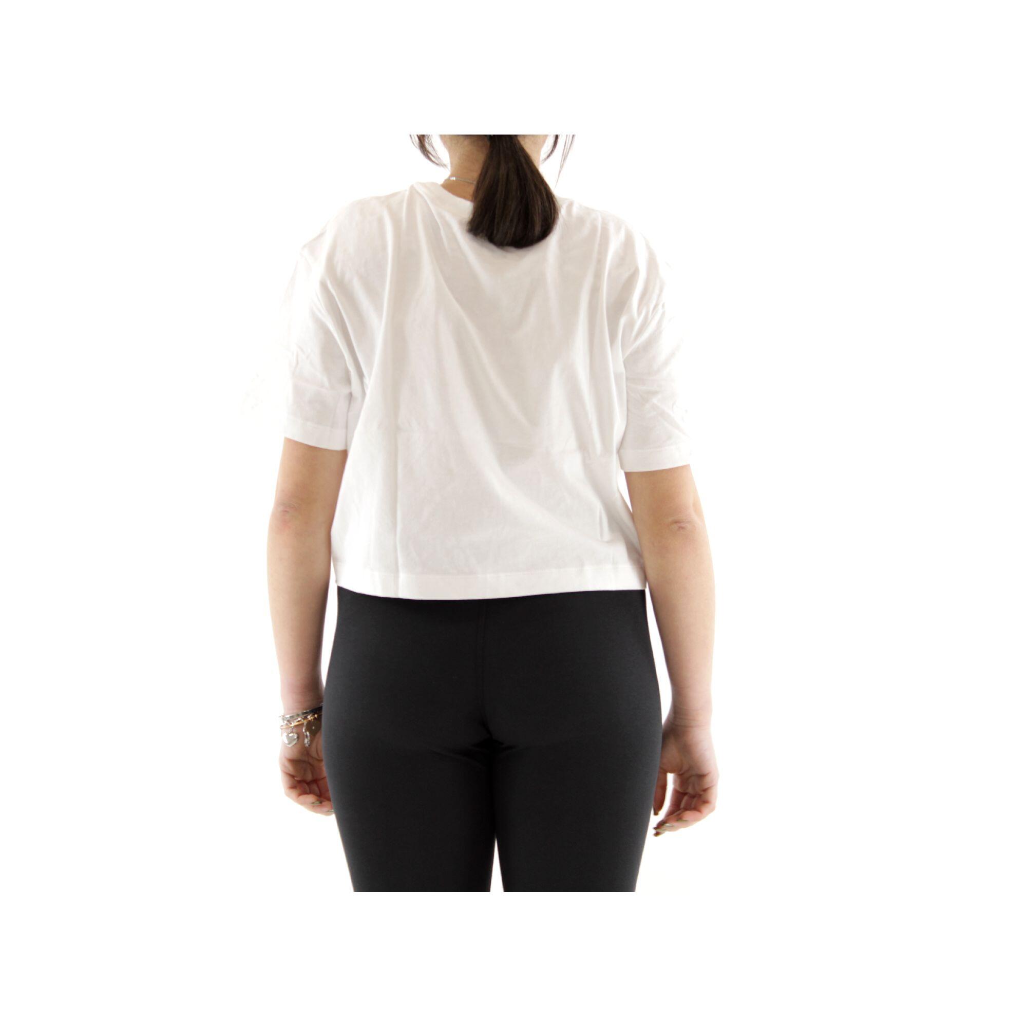 T-shirt Nike Sportswear Essential Cropped Logo, Blanc, Femmes 3/5
