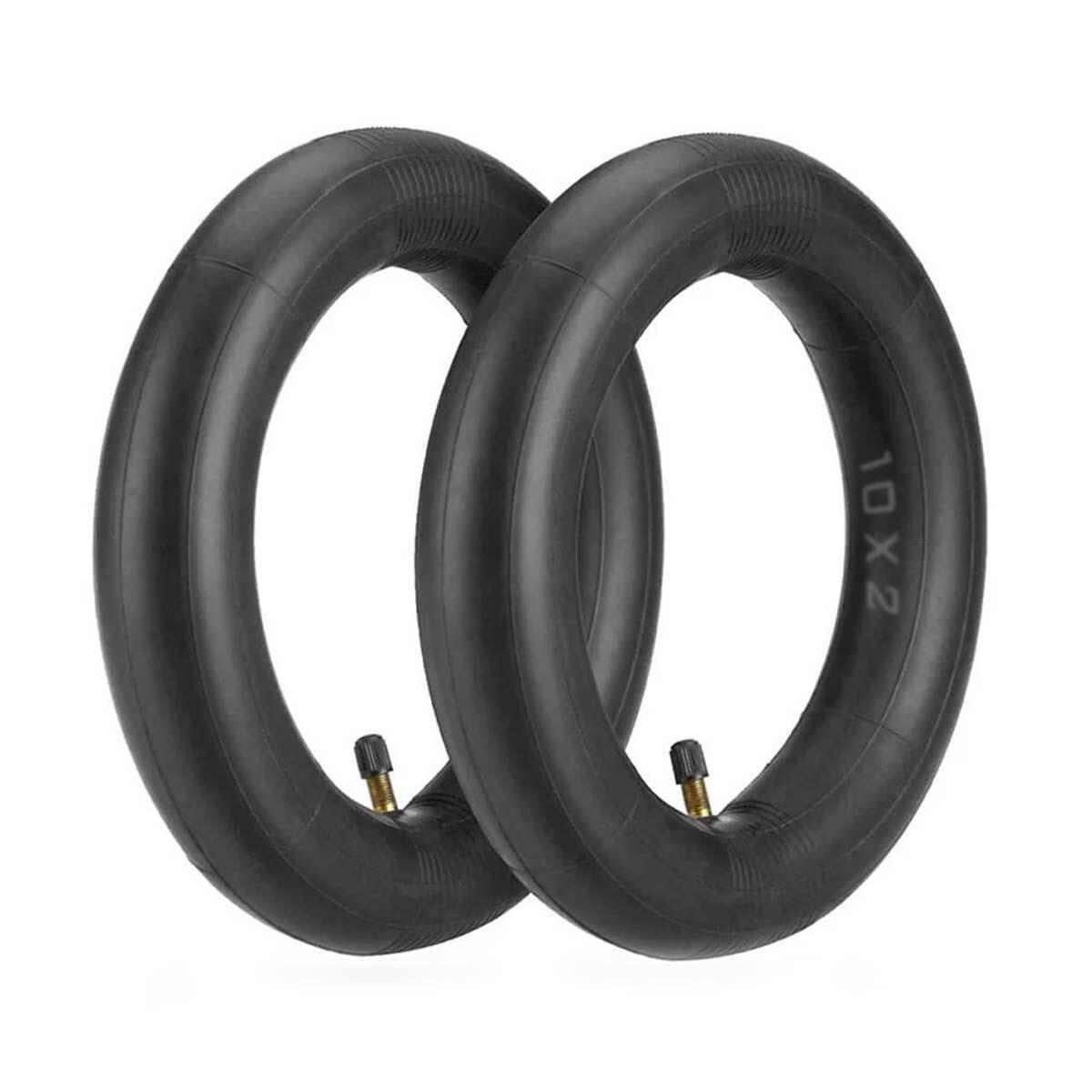 Kit Ruedas Patinete 2 Cubiertas Wanda + 2 Cámara 10x2 con Alzador Negro 3/4
