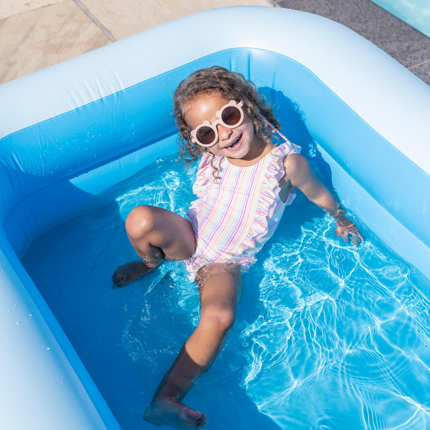 Swim Essentials Pool  Blau  Blues  211 x 132 x 46 cm 4/4