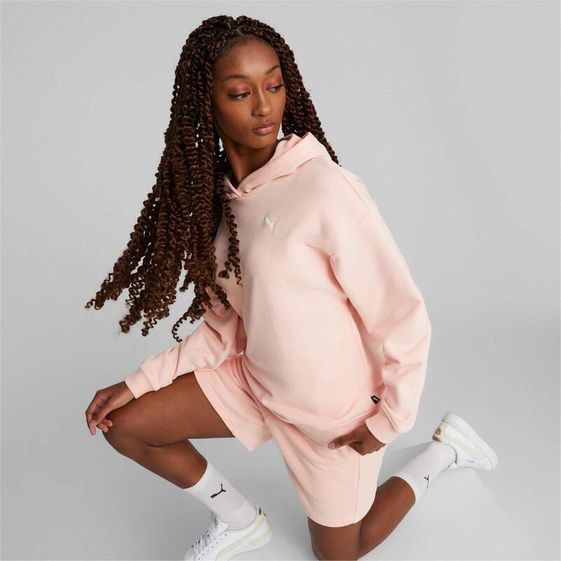 Survêtement Puma Loungewear Short Suit, Rose, Femmes