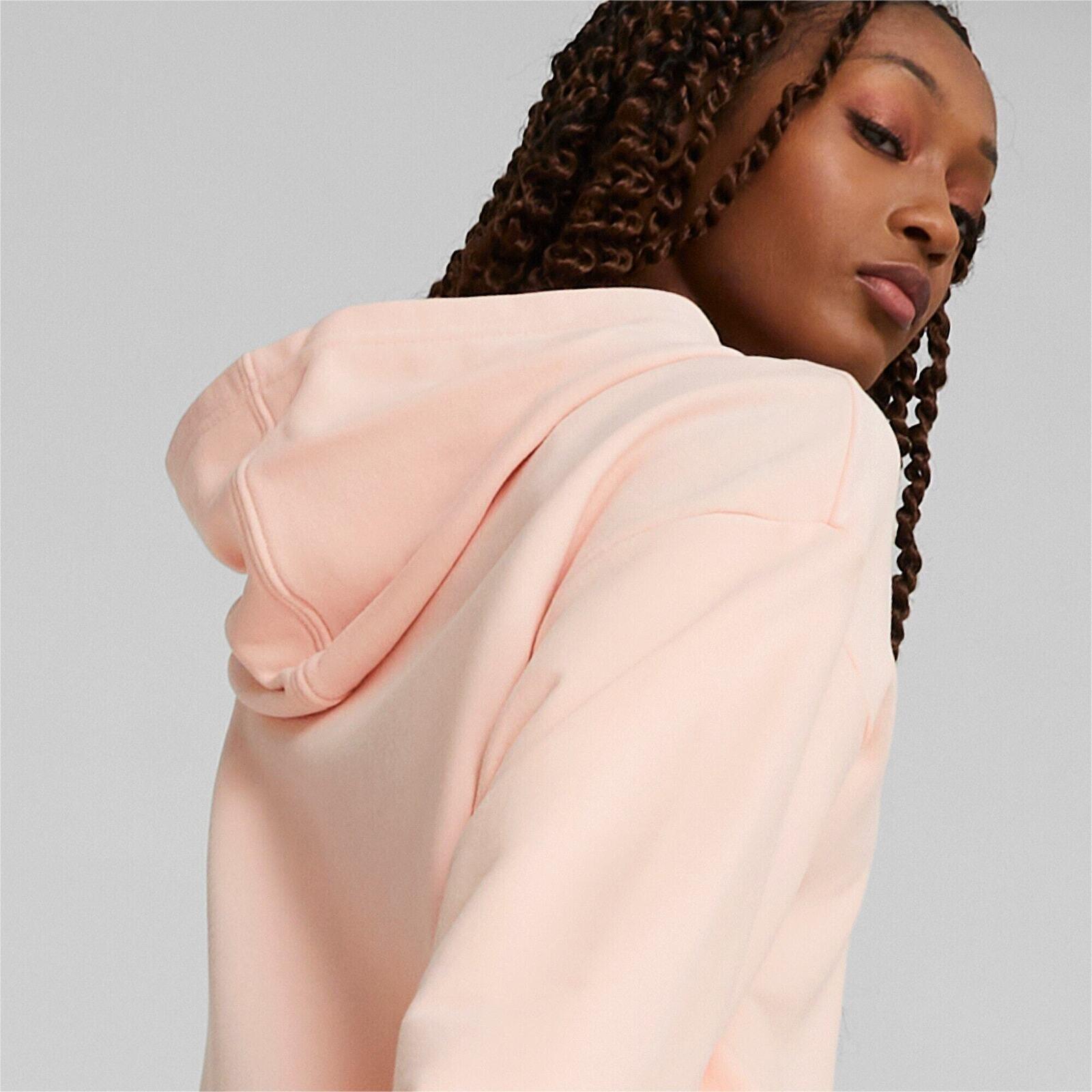 Fato de treino Puma Loungewear Short Suit, Cor de rosa, Mulheres 4/5