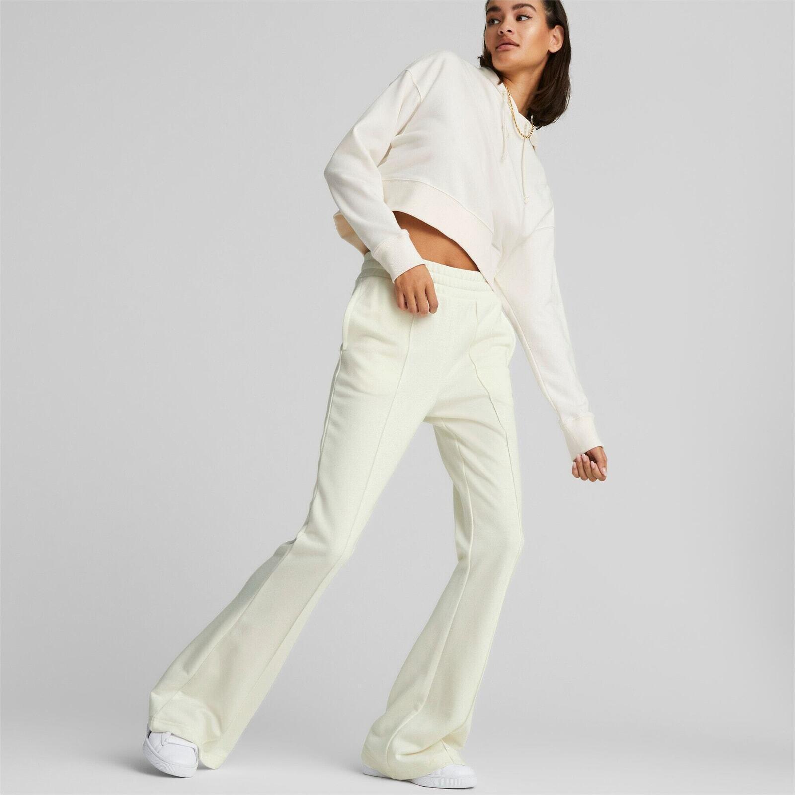 Capot Puma Classics Cropped Hoodie, Blanc, Femmes 3/5