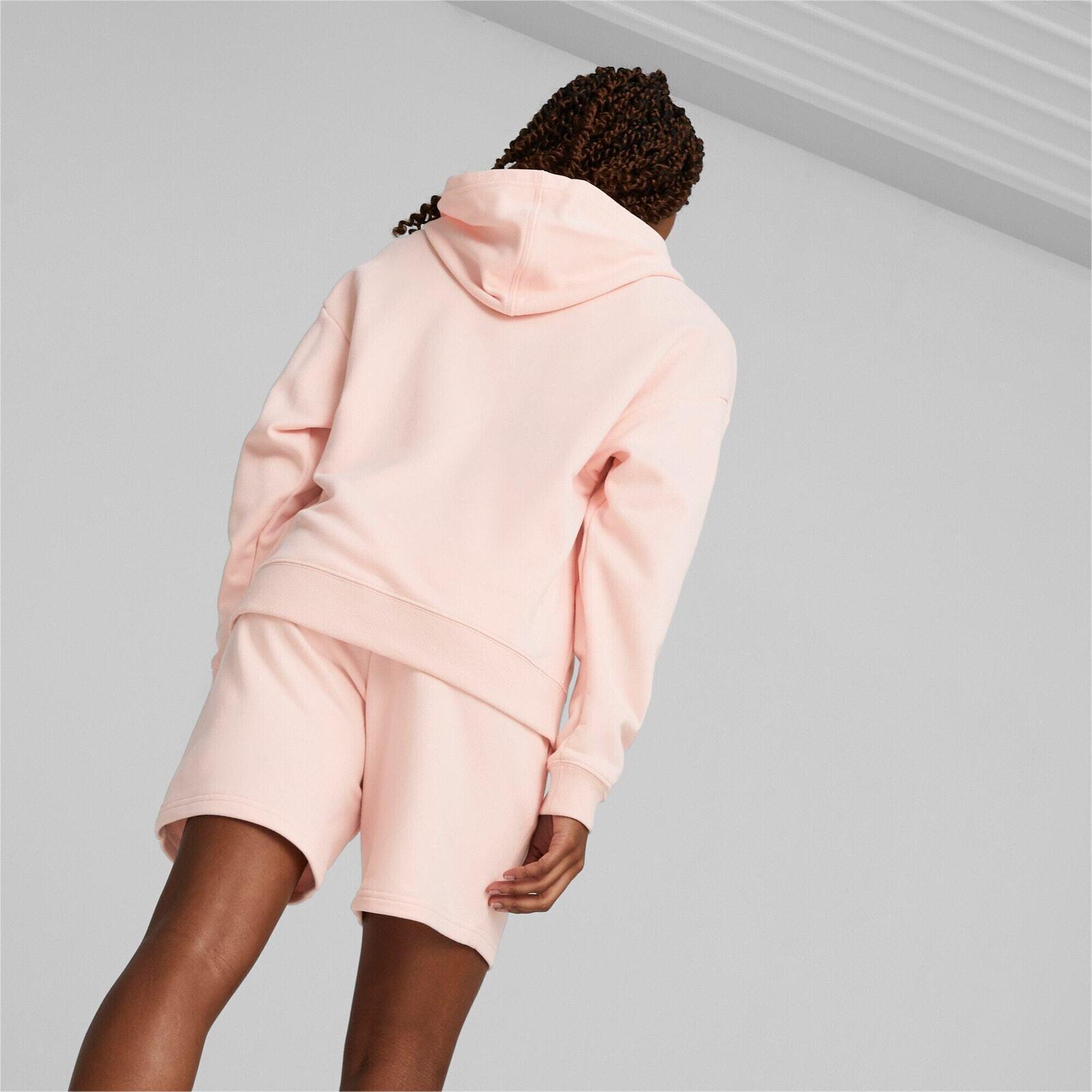 Fato de treino Puma Loungewear Short Suit, Cor de rosa, Mulheres 2/5