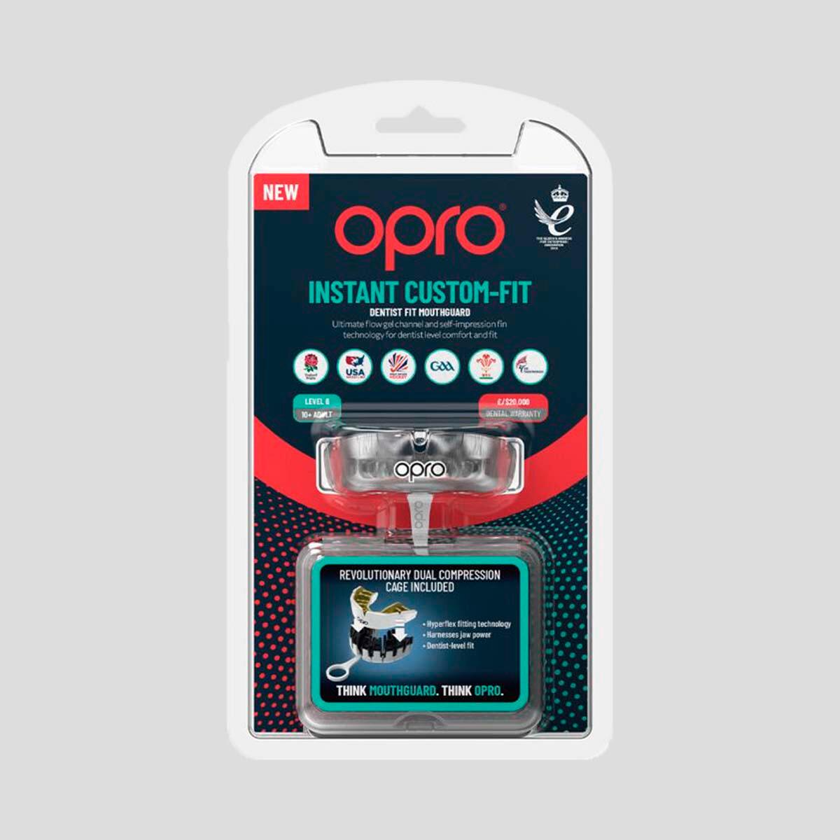 Mundschutz Instant Custom Fit OPRO Junior – Transparent 2/4