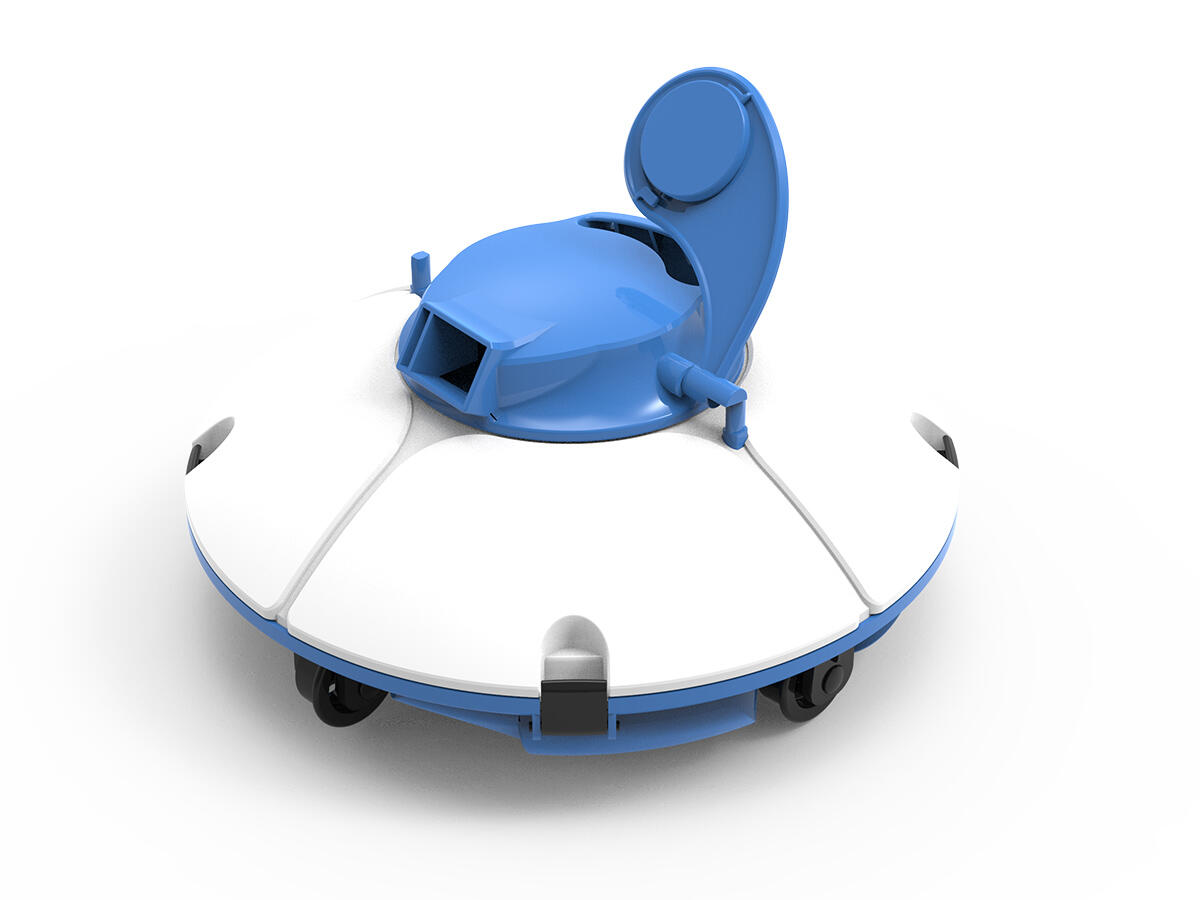 Bestway Robot piscine sans fil Frisbee bleu nettoyage fond plat 15 m² max 2/6