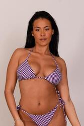 Haut de bikini triangle - 85% polyester recyclé, bretelles réglables