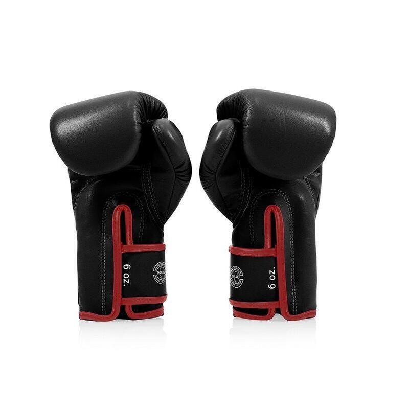 Gants de boxe en microfibre Fairtex - Noir