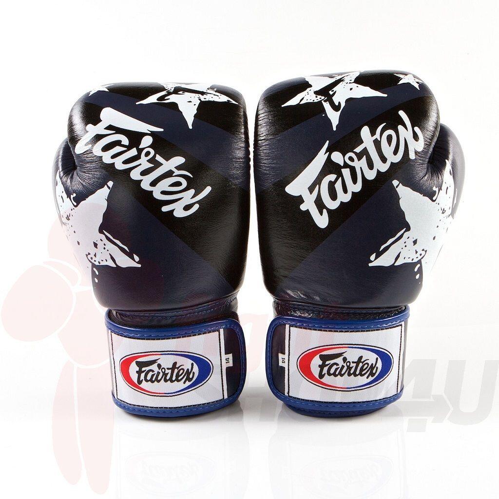 Boxhandschuhe Fairtex BGV1 – Nation Print – Blau – 16 oz 2/4