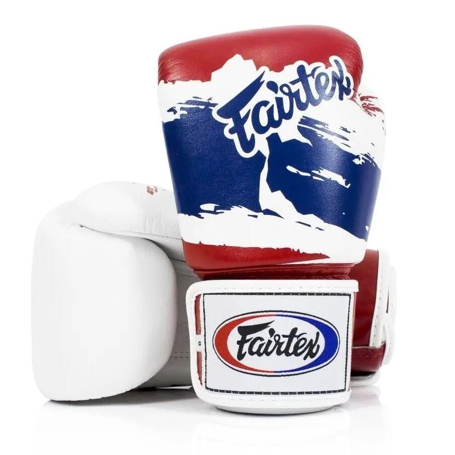 Fairtex Genuine Leather Boxing Gloves BGV1 Thai Pride 12oz
