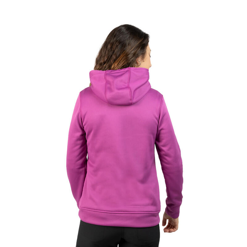 Sweat à capuche femme DUERO d'IZAS : style et fonctionnalité pour votre routine