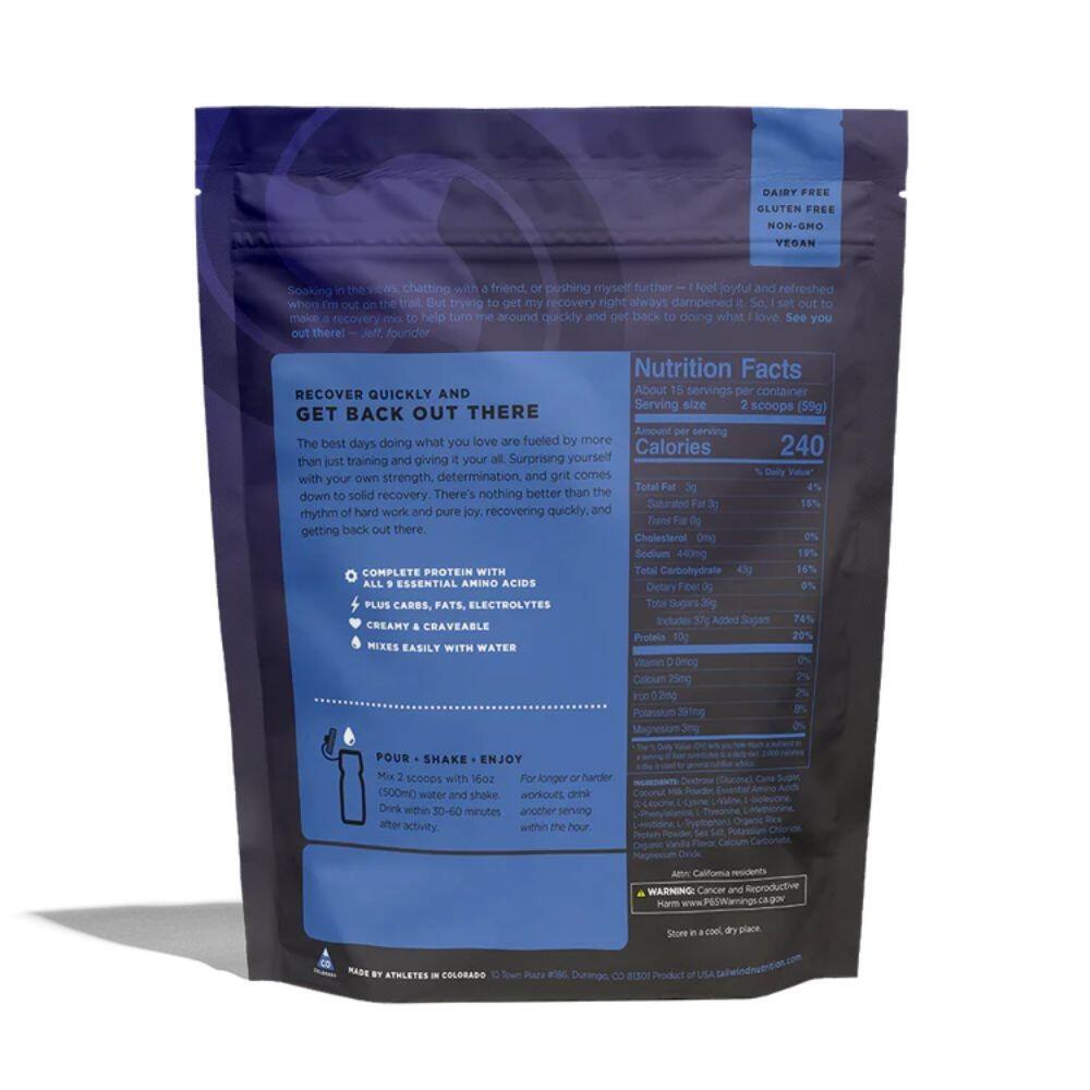 Pó Recovery drink 884g Tailwind Nutrition 2/3
