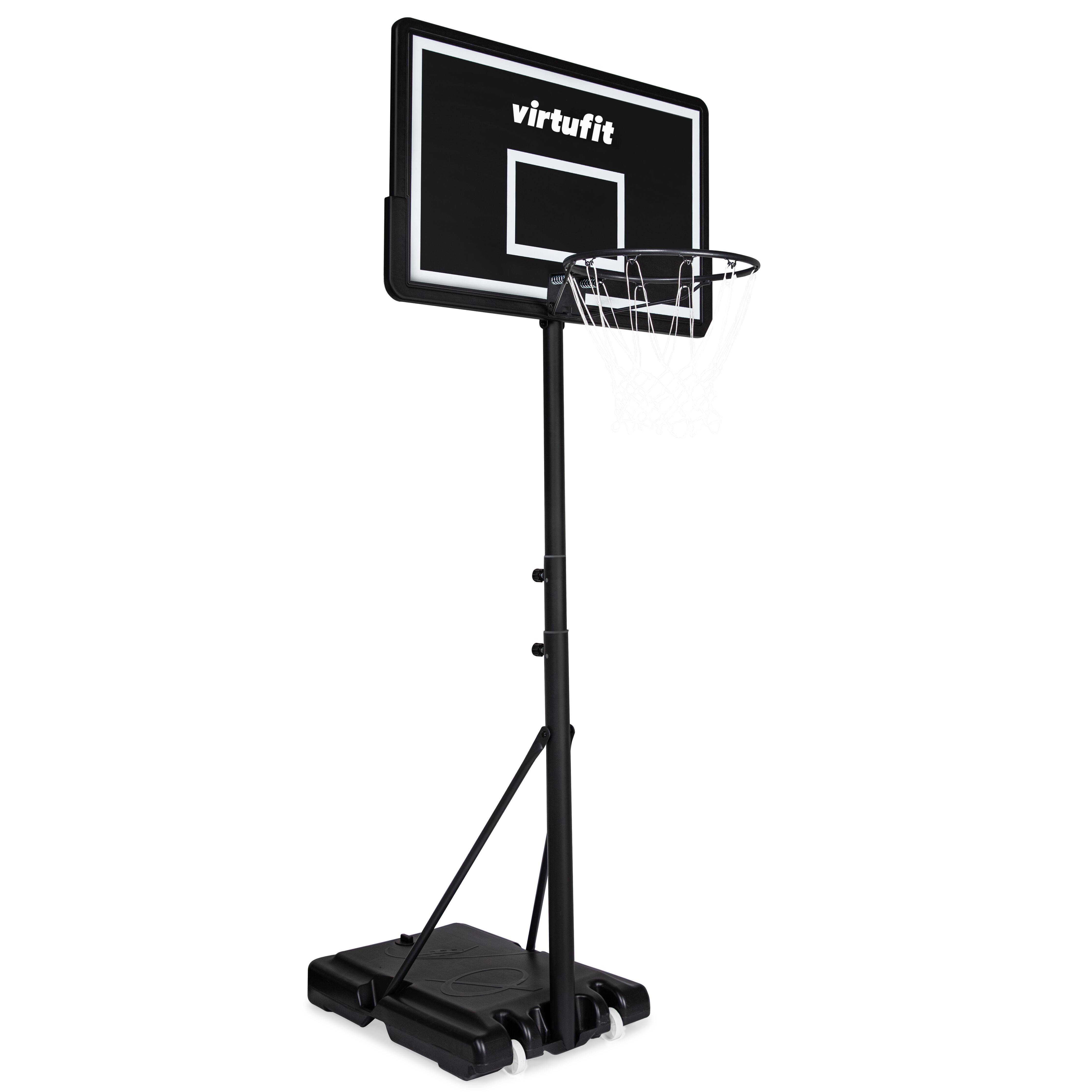Poteau Basket Réglable HUDORA XXL - Hauteur 2,60 à 3,05 M, Panneau Large, Roues Mobiles - 11