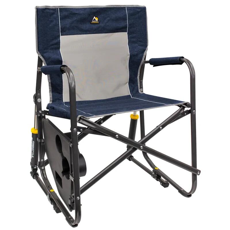 Houpací křeslo Freestyle Rocker™ with Side Table Heathered Pewter 2/9
