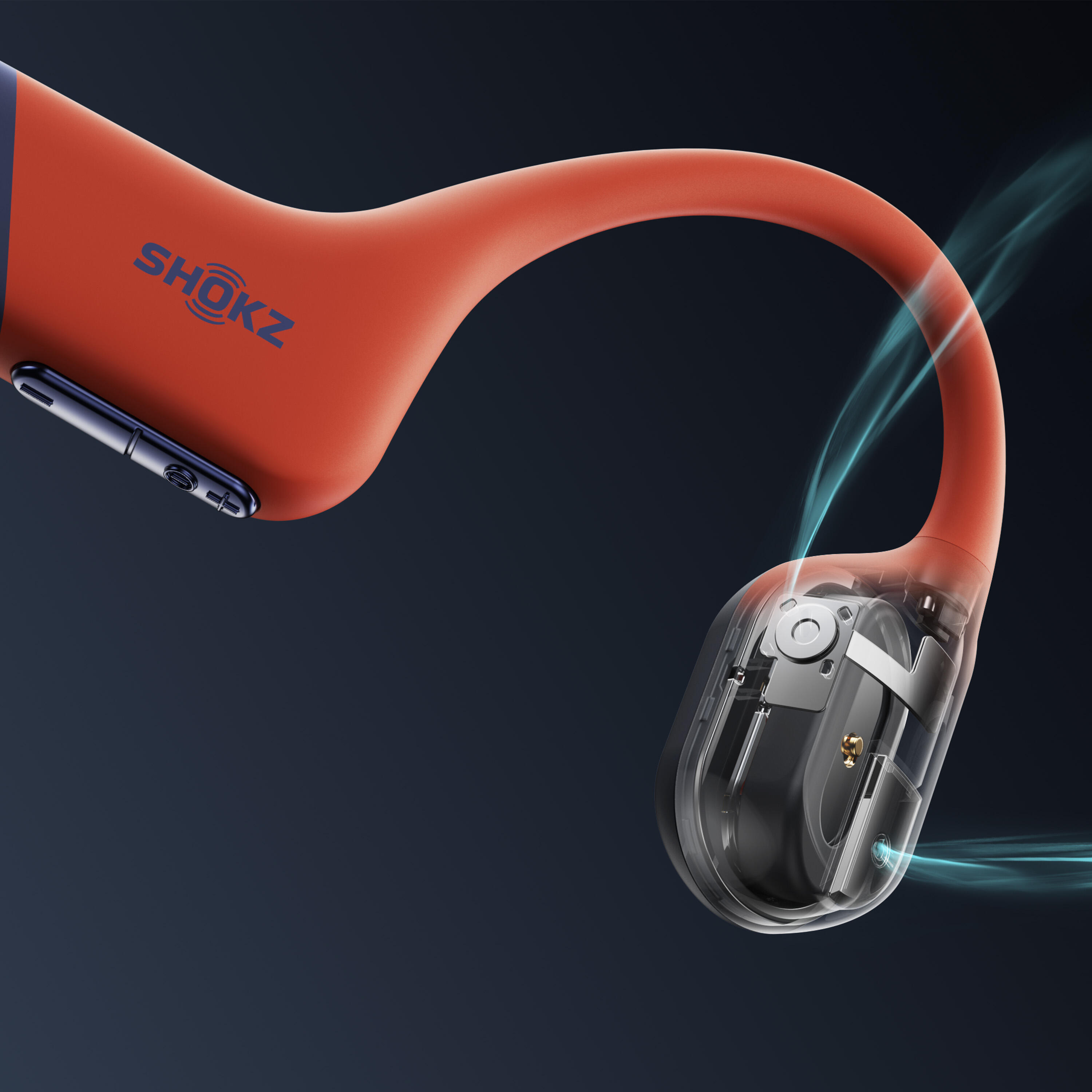 Sporthelm Shokz - OPENSWIM PRO ROT 4/7