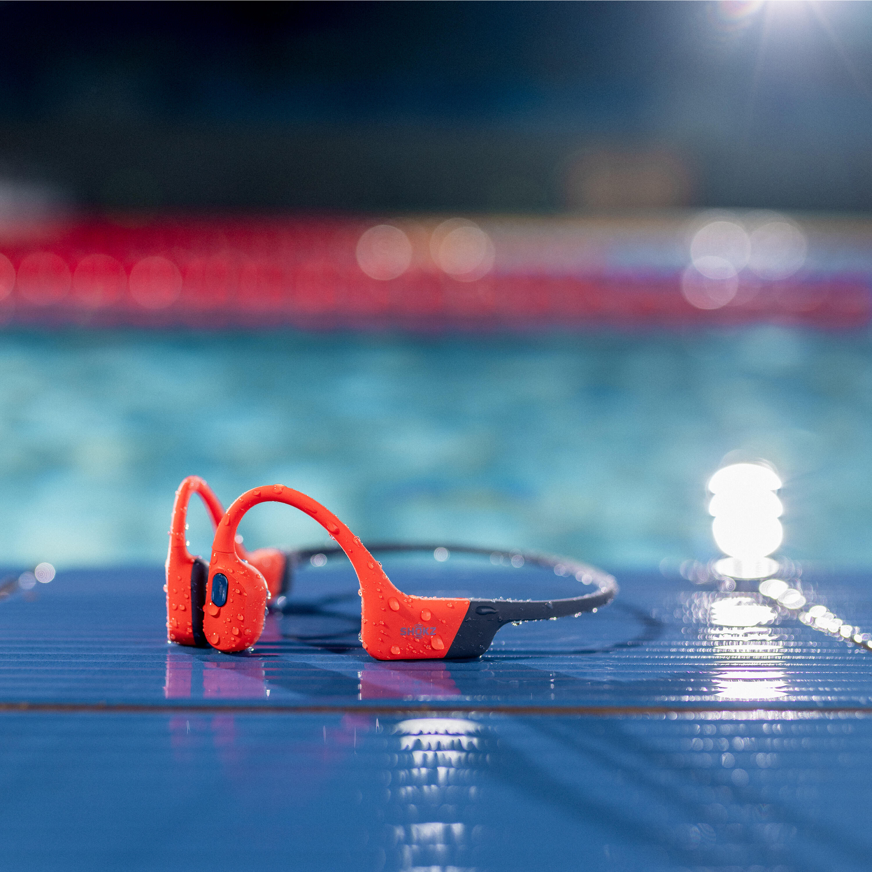 Sporthelm Shokz - OPENSWIM PRO ROT 2/7