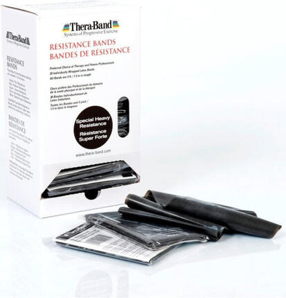 Bandes élastiques de musculation THERABAND® avec distributeurs pack de 30 Bandes