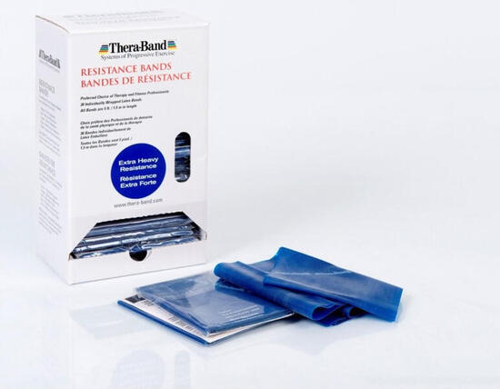 Bandes élastiques de musculation THERABAND® avec distributeurs pack de 30 Bandes
