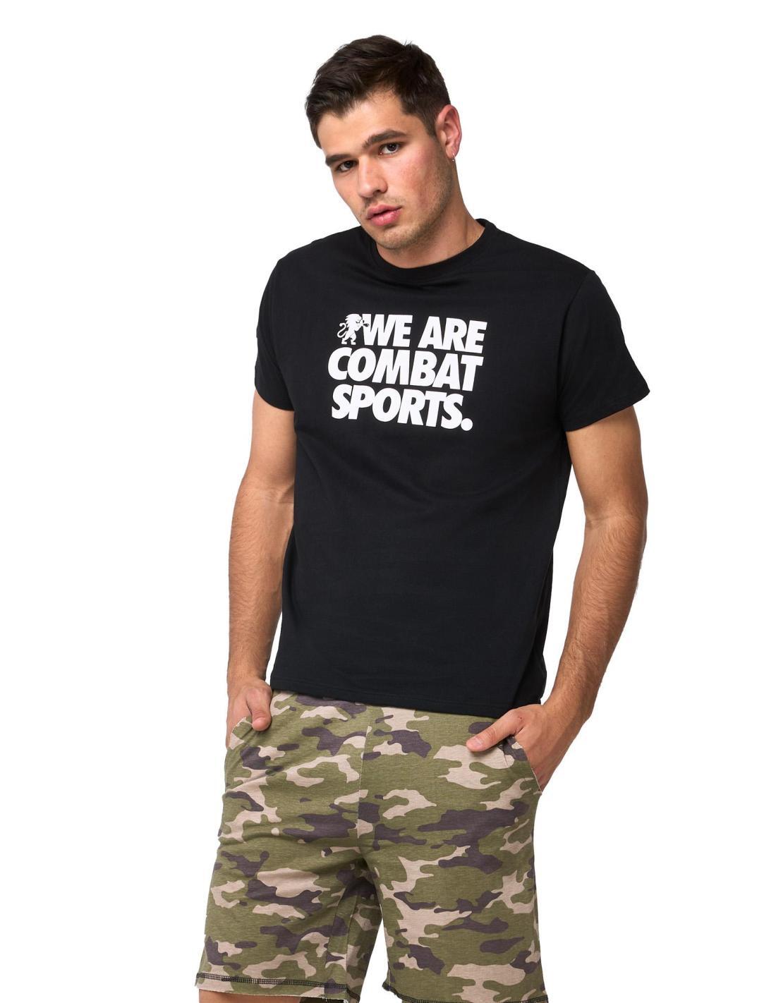 Complete herenset met Leone Summer Style camouflage t-shirt en short 2/5