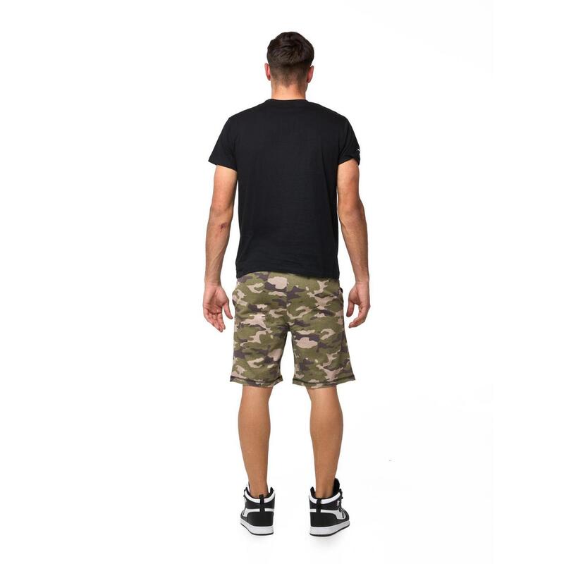 Complete herenset met Leone Summer Style camouflage t-shirt en short