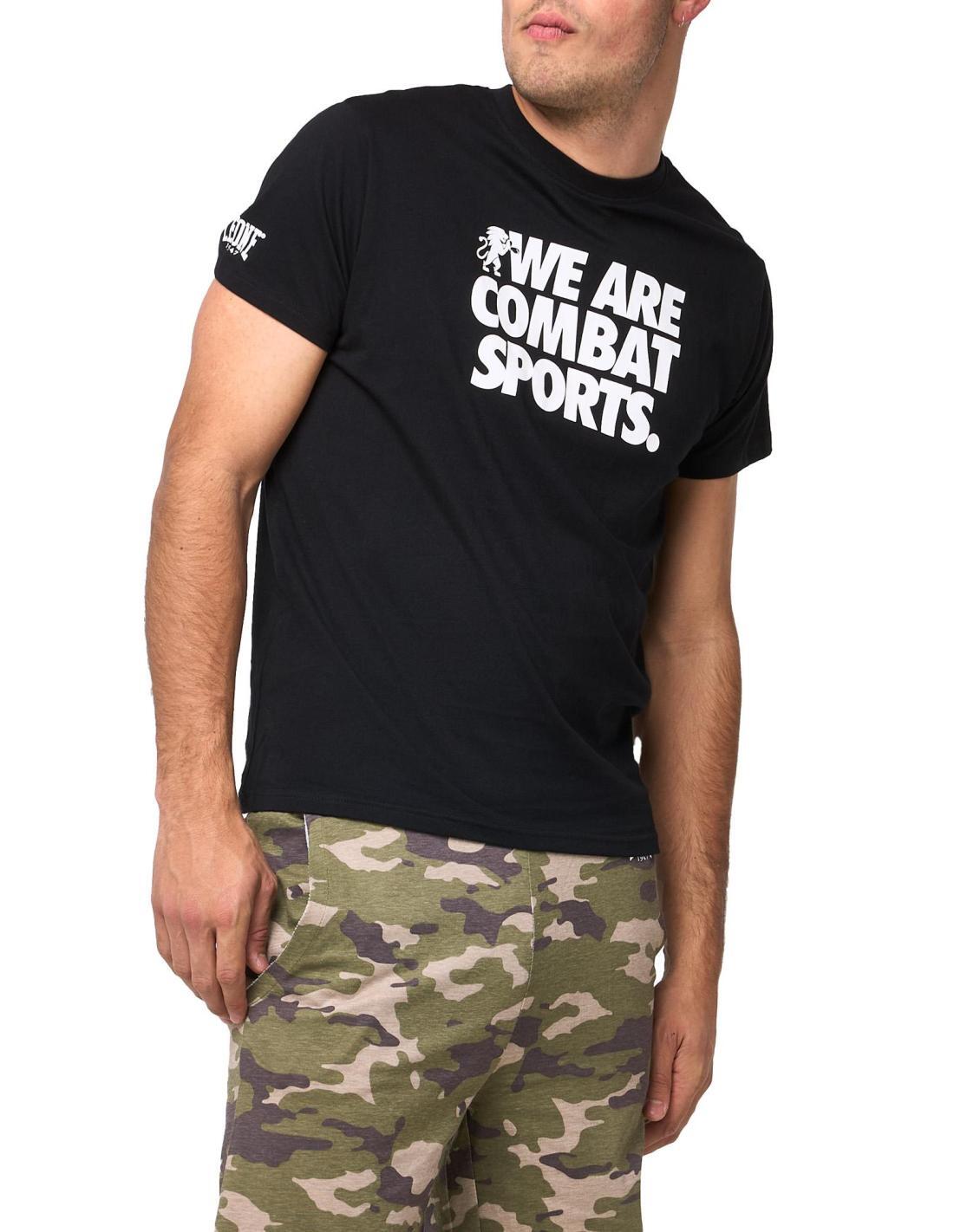 Complete herenset met Leone Summer Style camouflage t-shirt en short 3/5