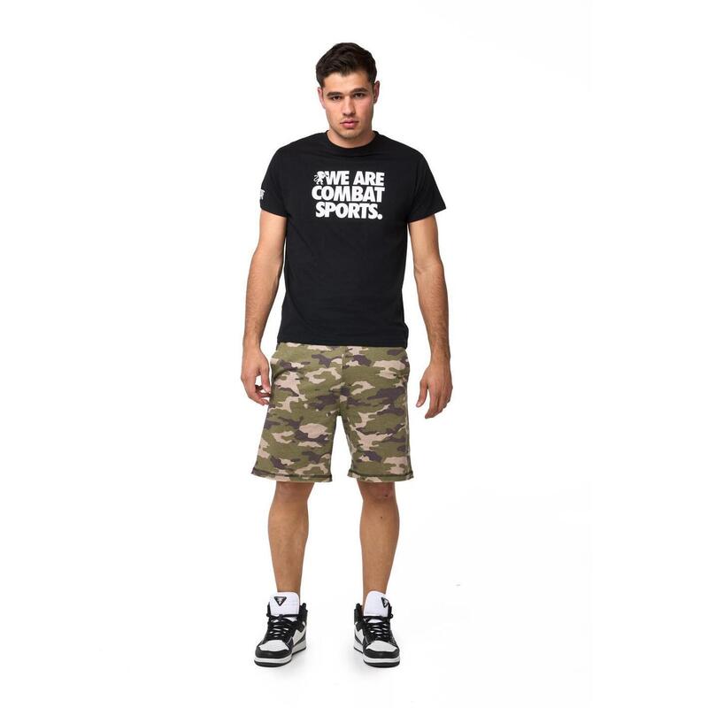 Complete herenset met Leone Summer Style camouflage t-shirt en short