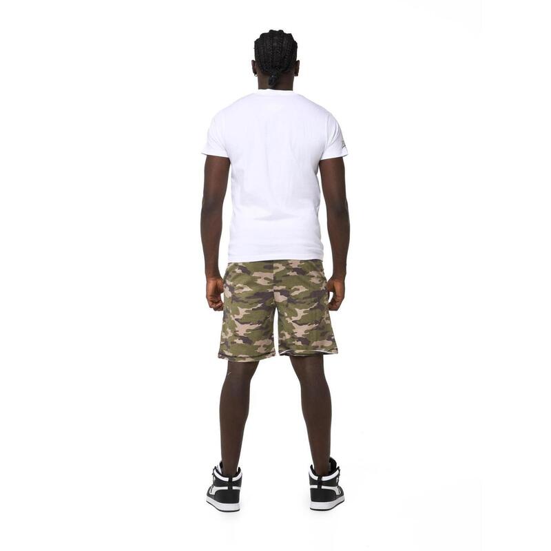 Conjunto de hombre con camiseta y pantalón corto camuflaje Leone Summer Style