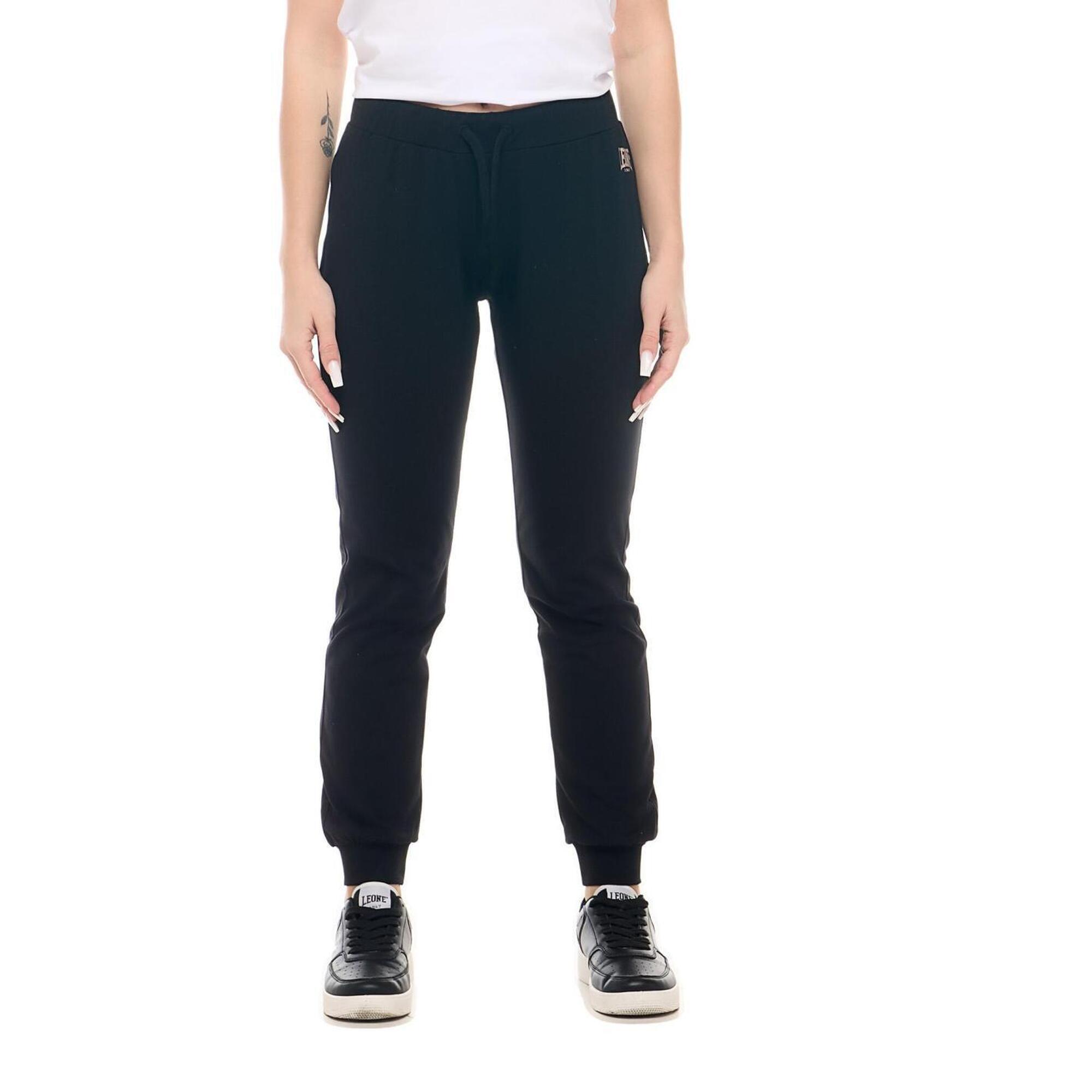 Leone 1947 Apparel - Pantalon De Sport Leone Basic Avec Revers - Pantalons - Noir - 40 M - Decathlon