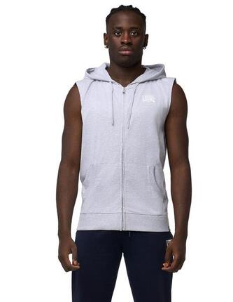 Sweat-shirt sans manches homme Leone Sporty avec capuche et zip