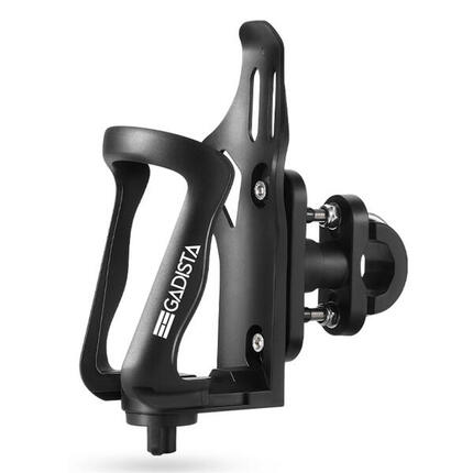 Porte bidon ajustable Velo/Moto, Bouteilles de 48-80 mm, Horizontale/Verticale