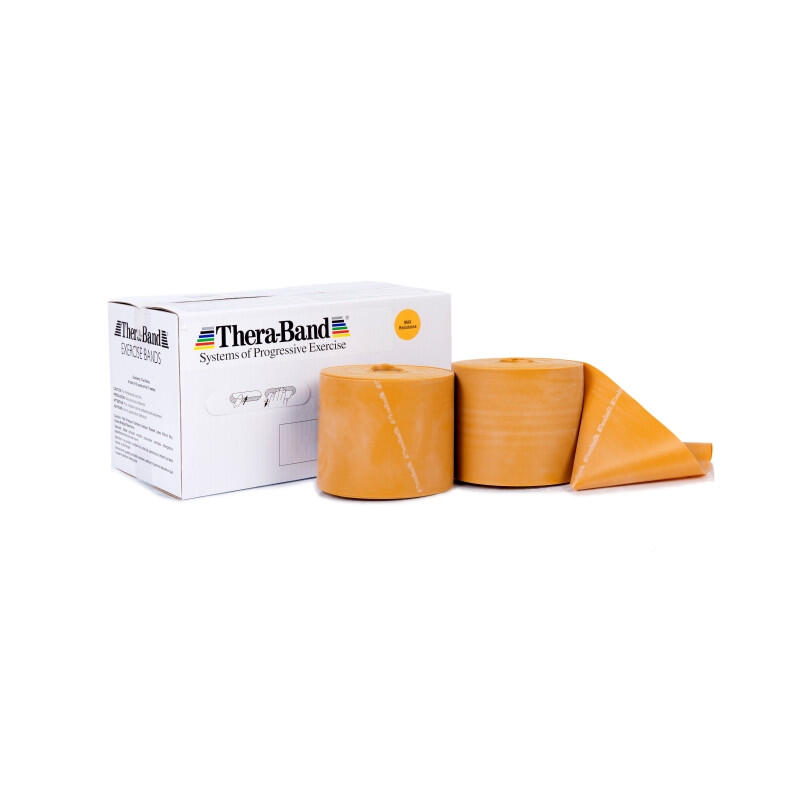 THERABAND Posilovací guma 45,5 m, zlatá, max. silná