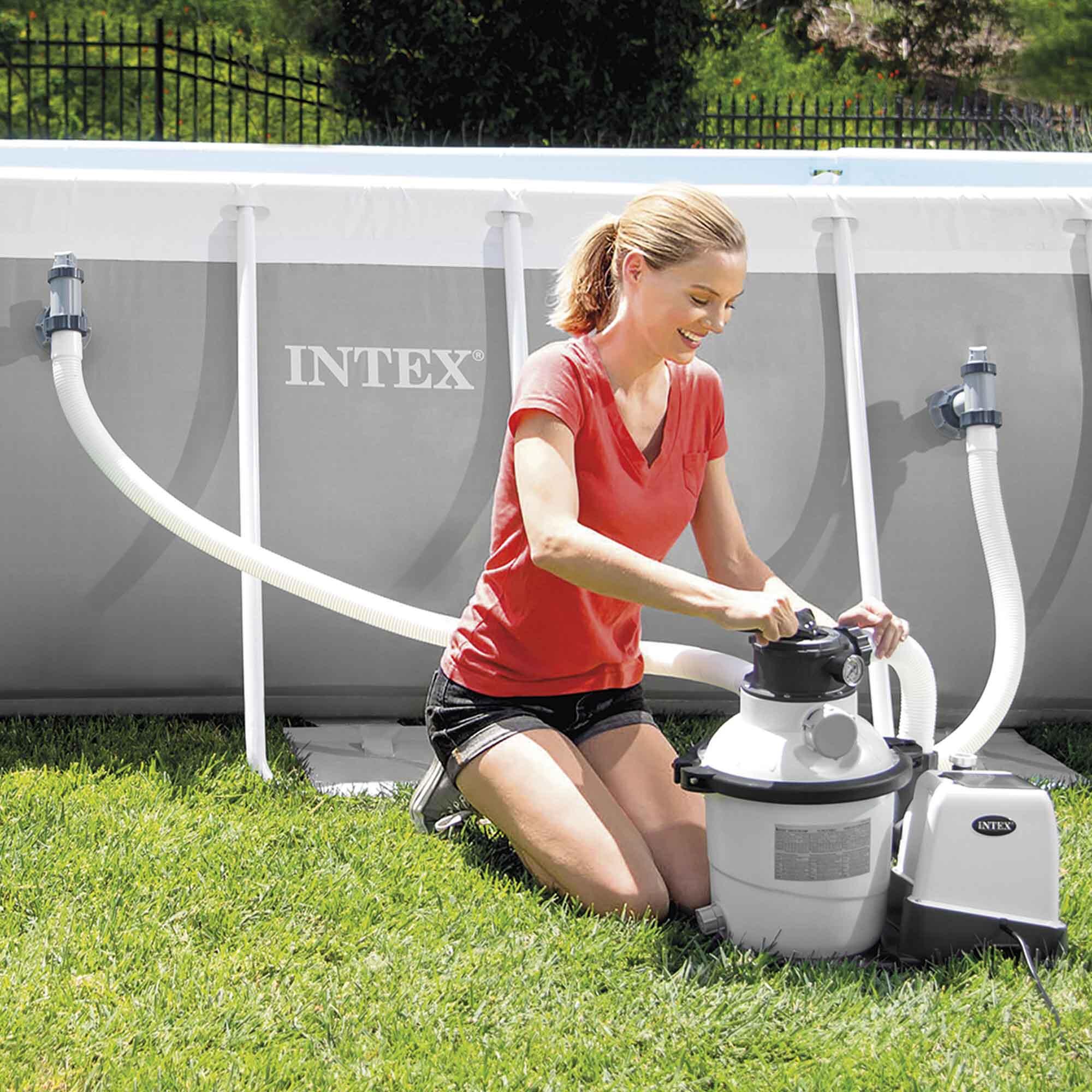 Intex 26644FR - Pompa Filtro a Sabbia Krystal Clear, Flusso Acqua 5700 L/h 5/5