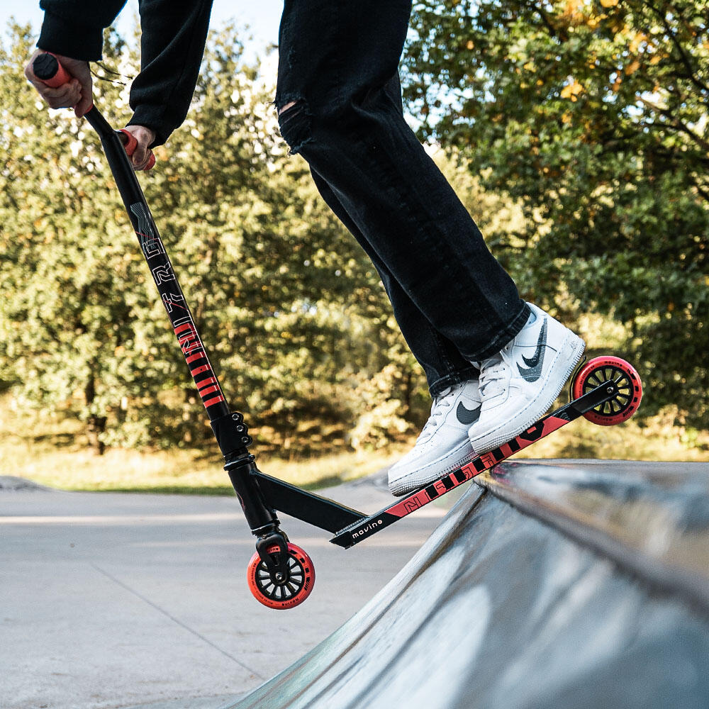 Kinder Erwachsene Stunt-Scooter Freistil Nitro Rot 6/8