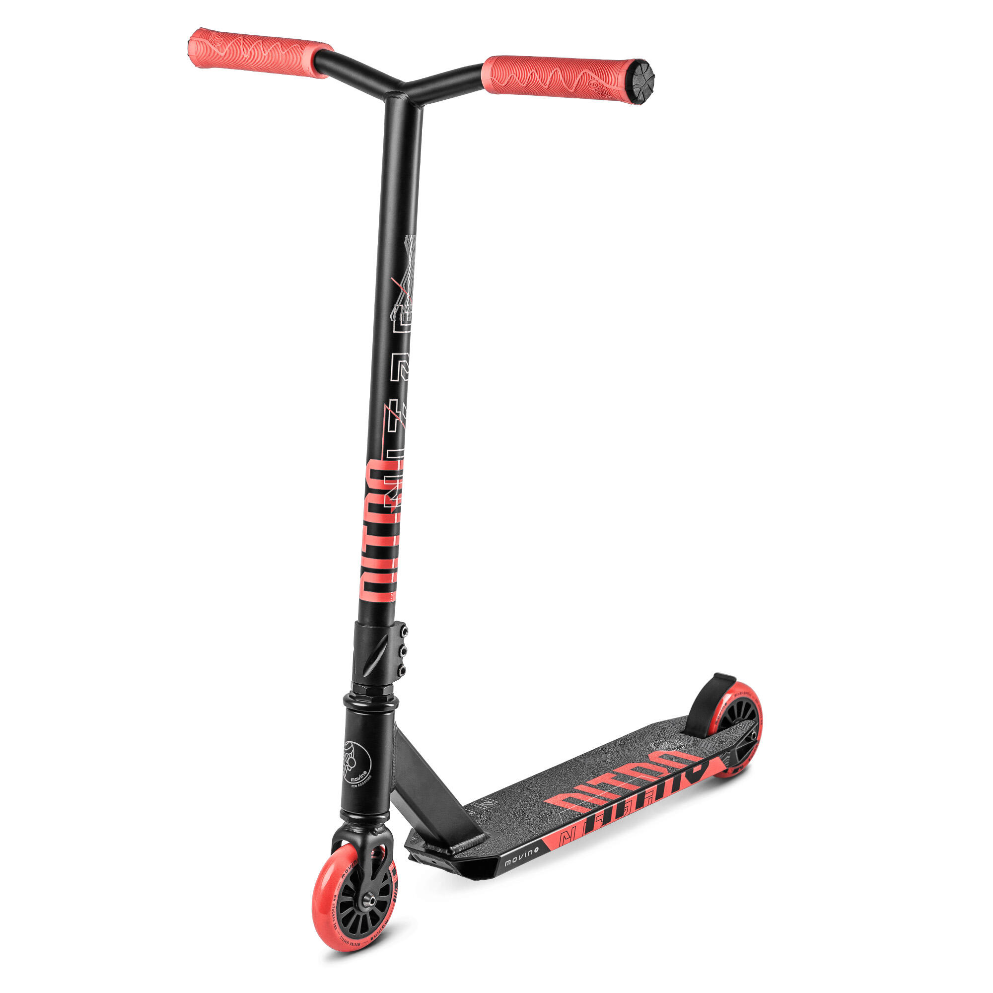 Kinder Erwachsene Stunt-Scooter Freistil Nitro Rot 4/8