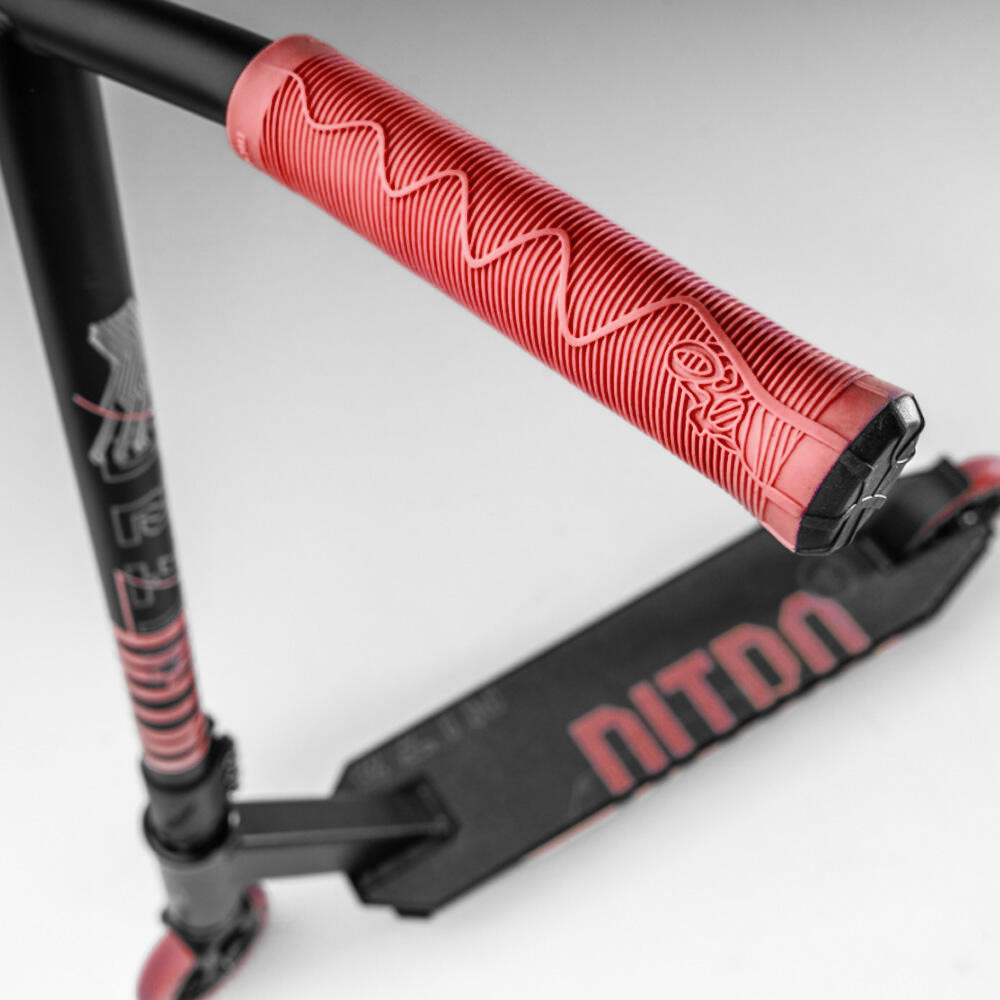 Kinder Erwachsene Stunt-Scooter Freistil Nitro Rot 7/8
