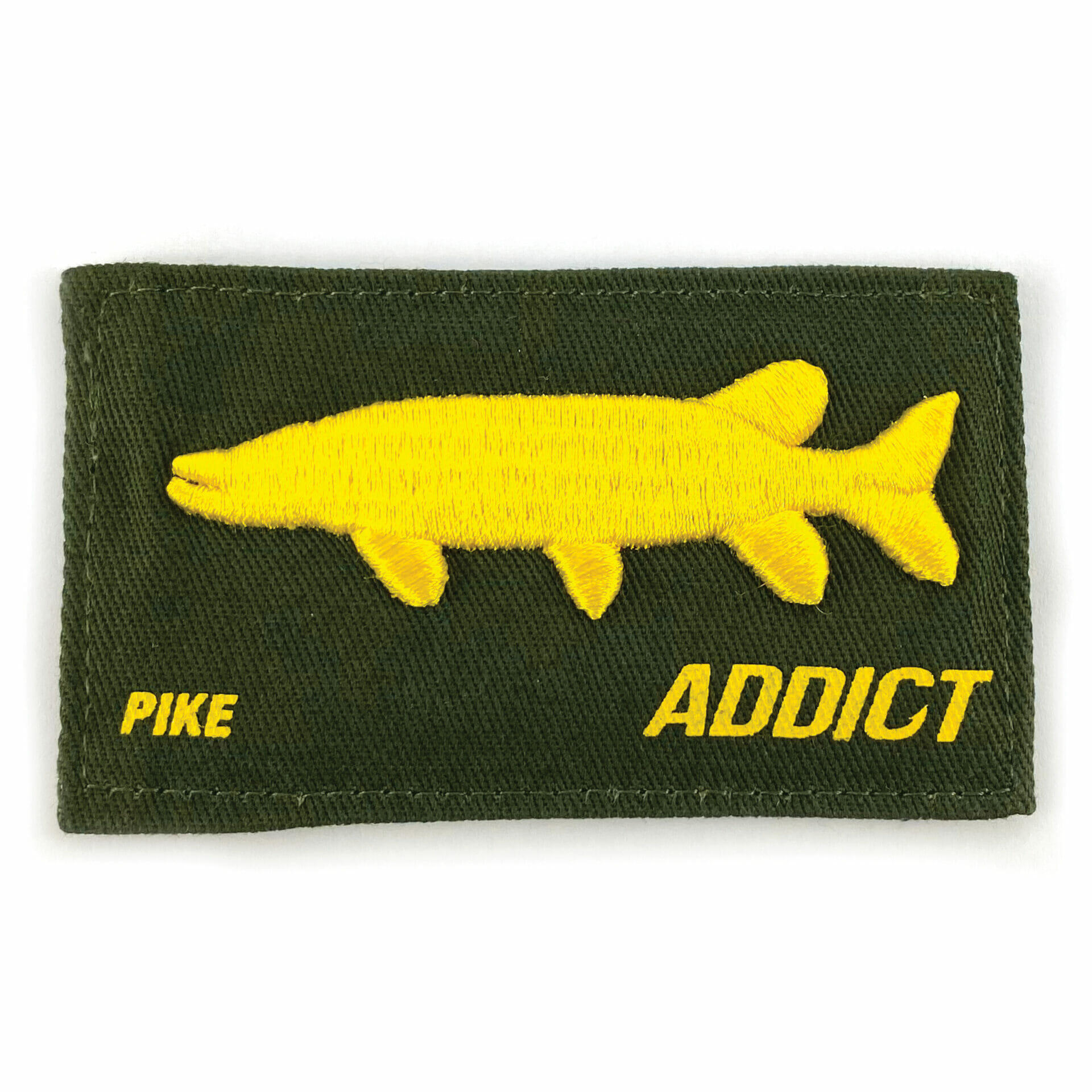 FISHXPLORER Green embroidered scratch - Pike Addict