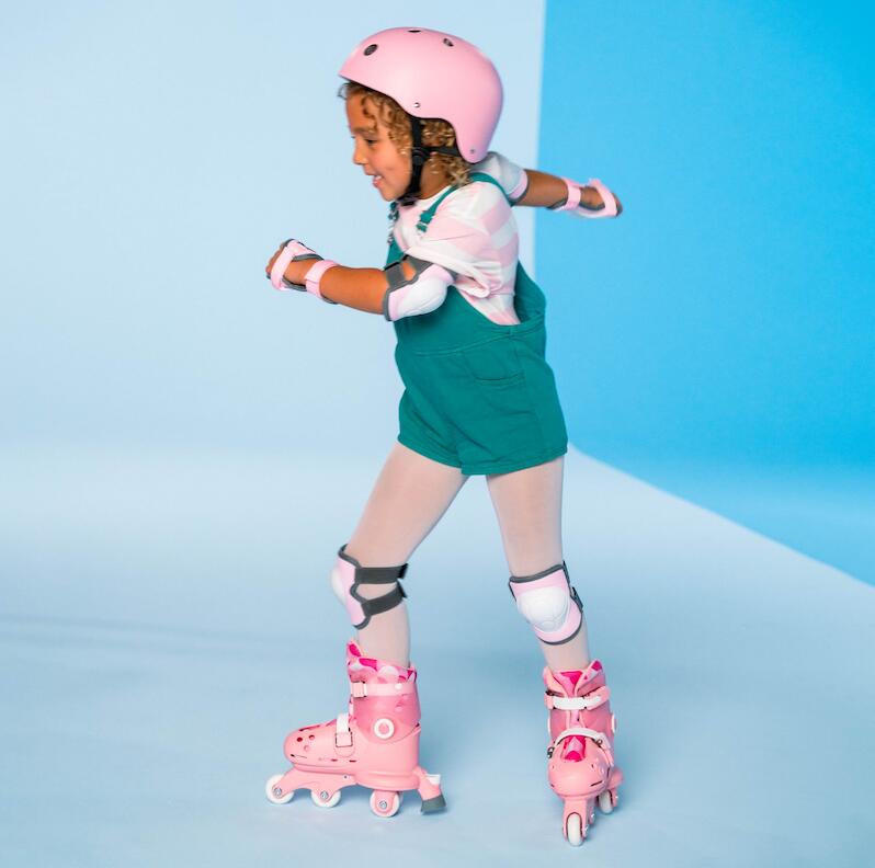 Rollers d'apprentissage évolutifs Twista skates rose- Pointure réglable (24-28) 5/7