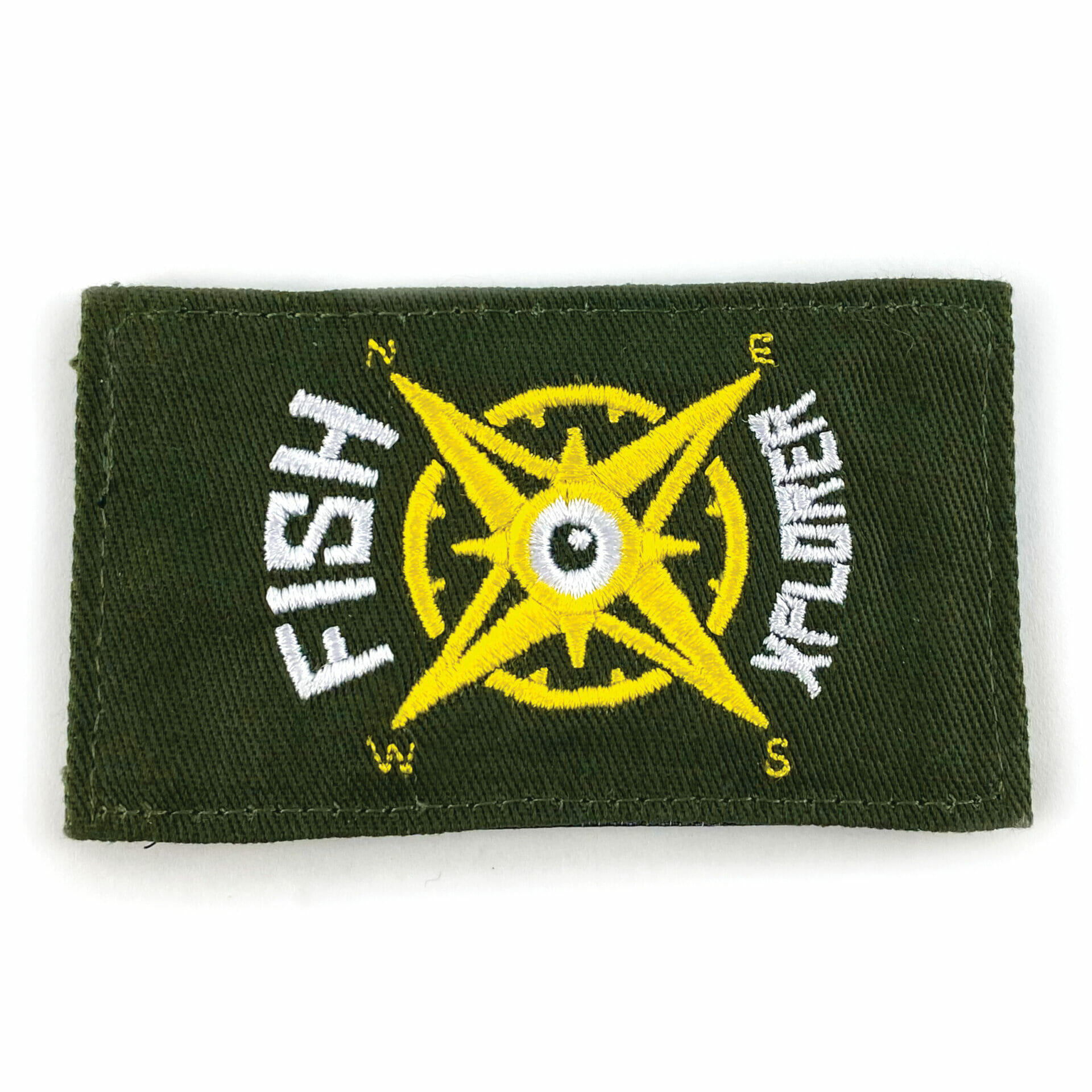FISHXPLORER Green embroidered scratch - Xplorer