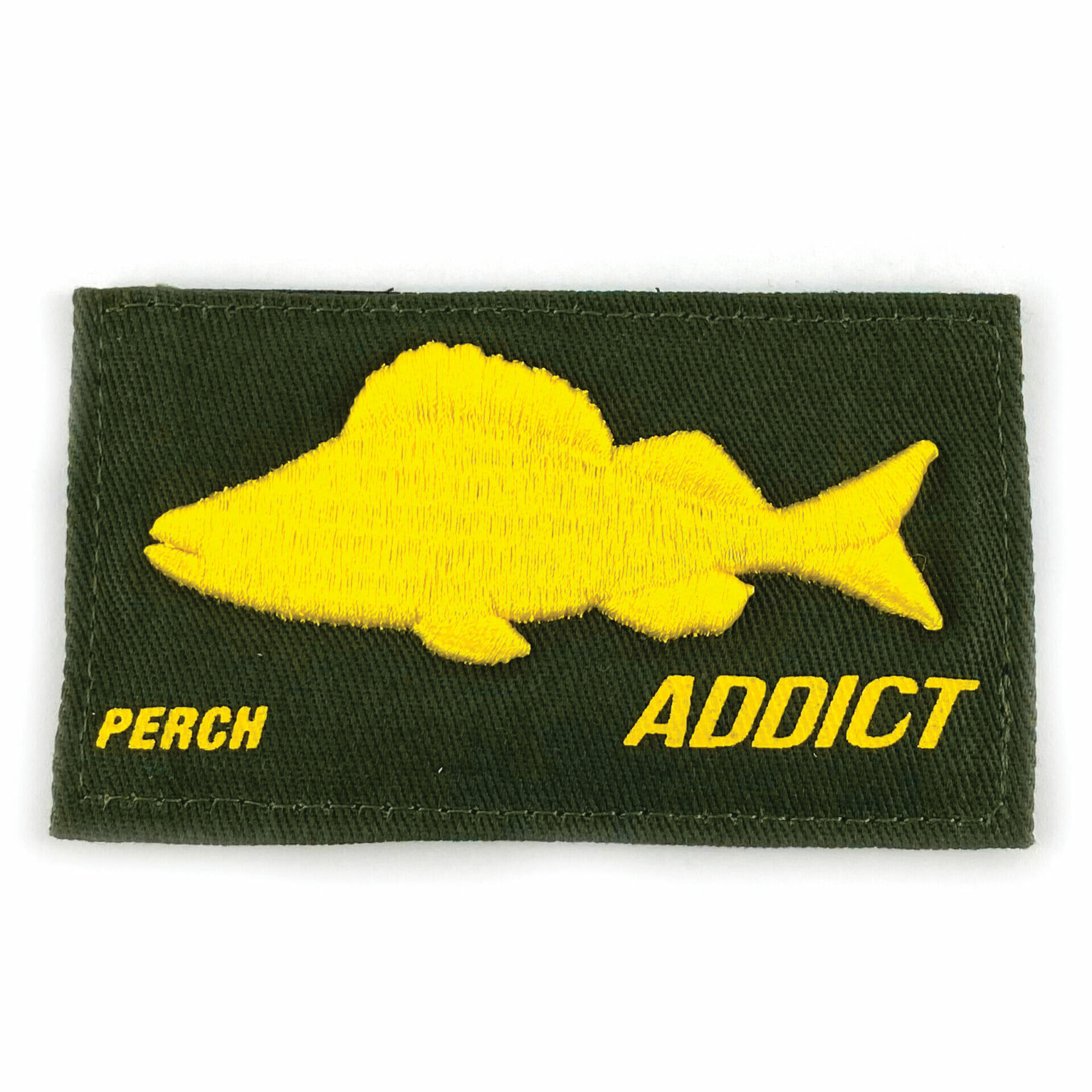 FISHXPLORER Green embroidered scratch – Perch Addict