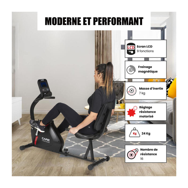 Vélo d'appartement - CARDIO MASTER connecté