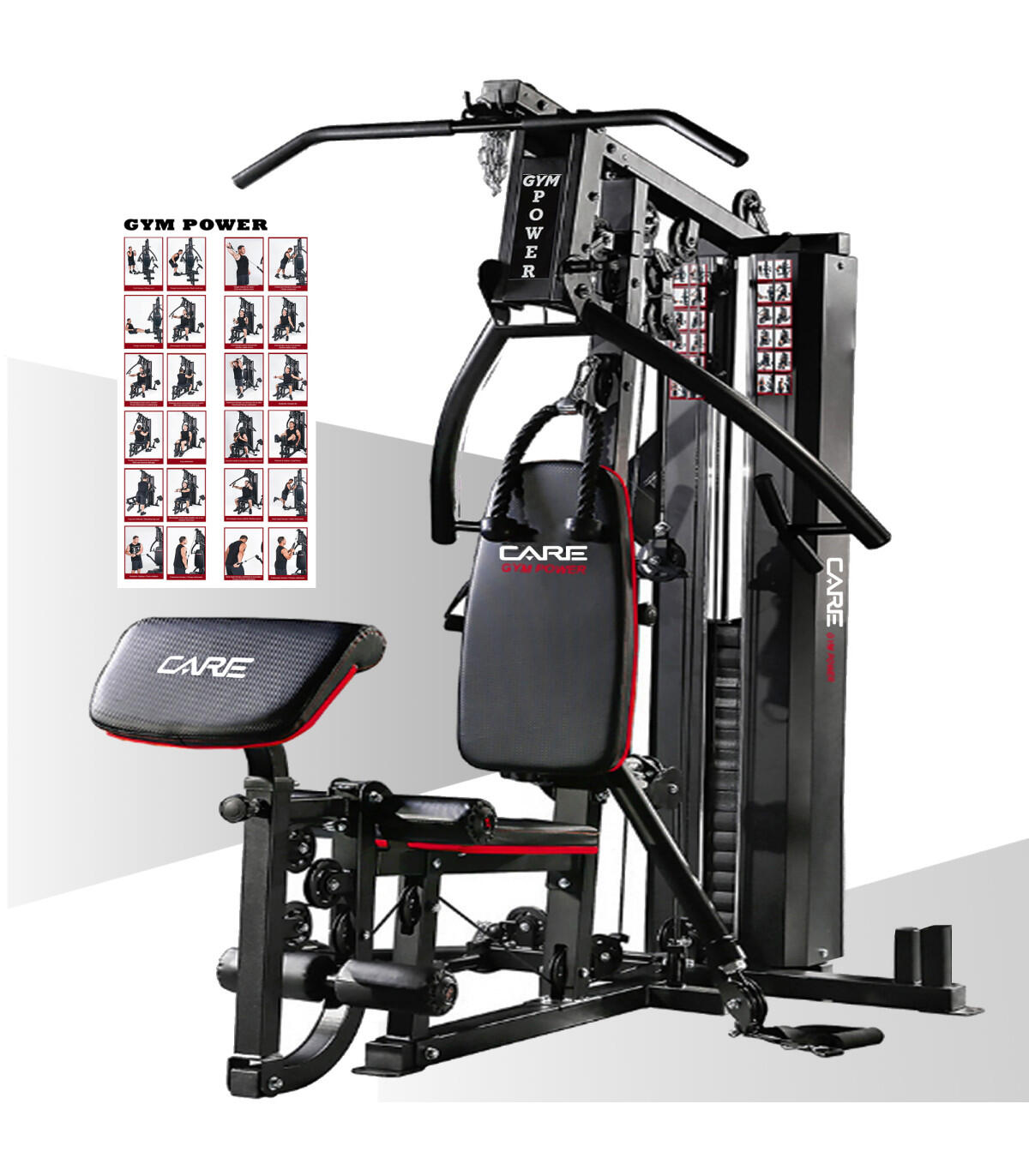 CARE FITNESS Dubbele verstelbare katrol care premium line