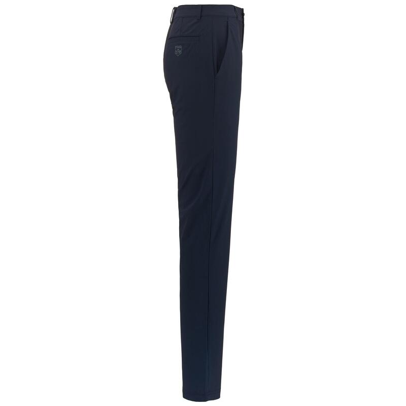 kappa pantaloni da donna in nylon blu da fitness