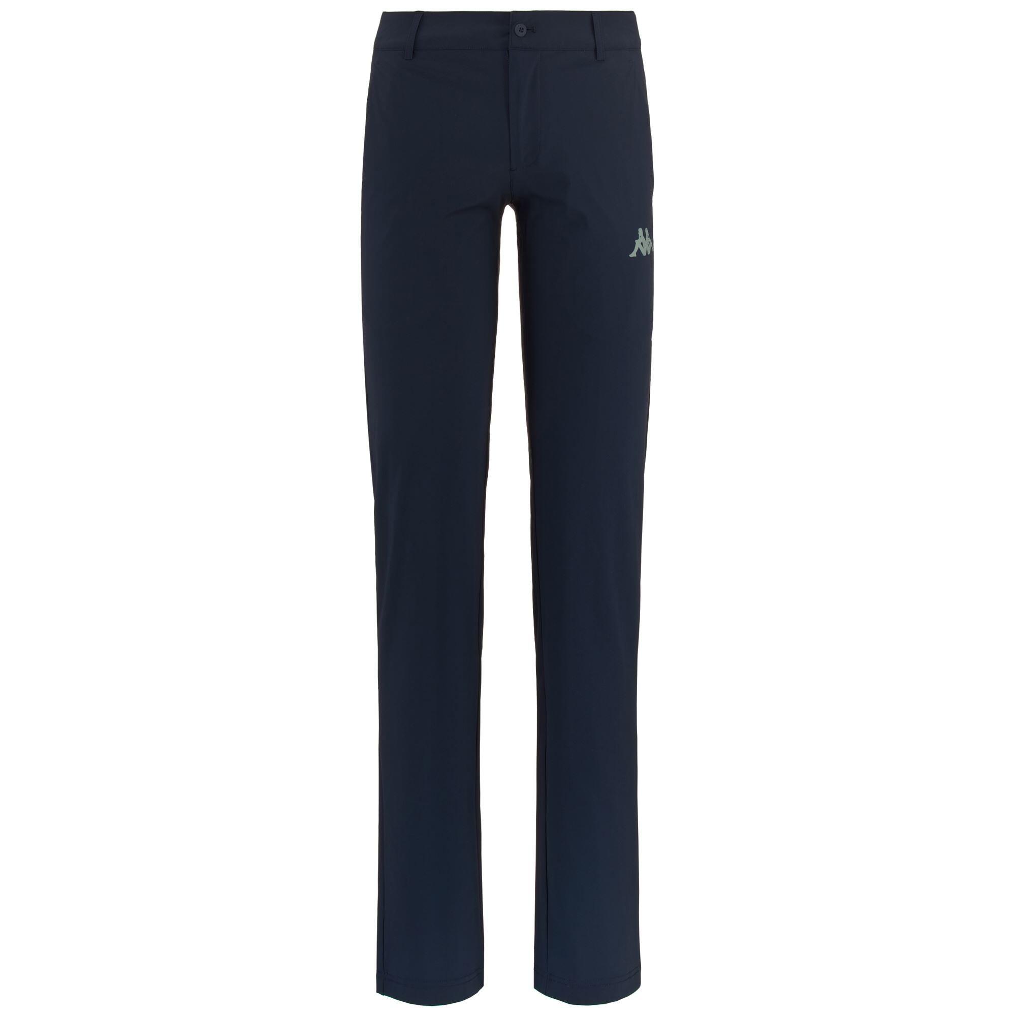 pantaloni da bambino in nylon blu da allenamento 1/4