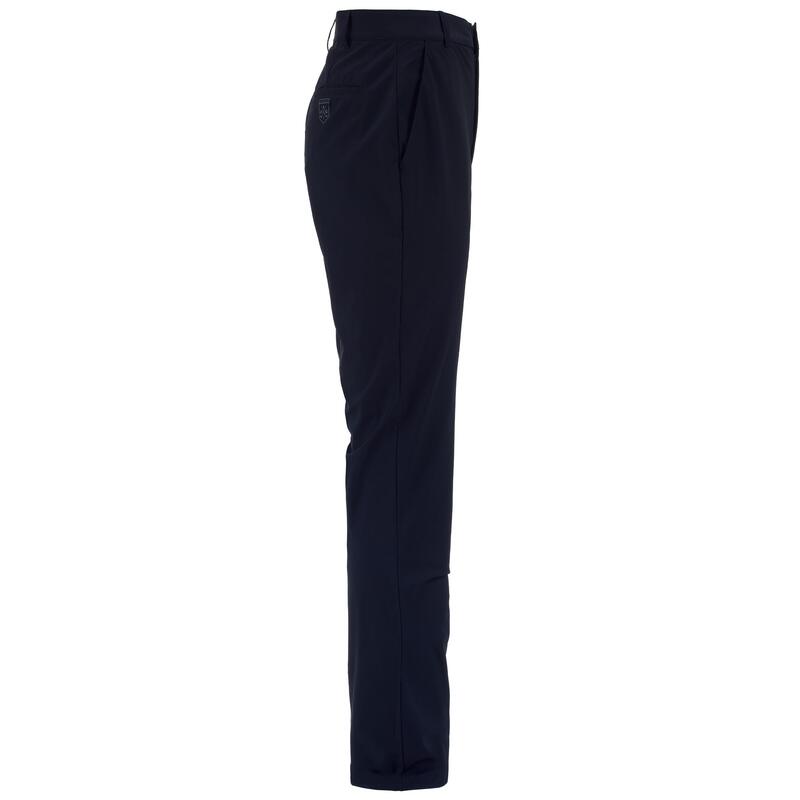 kappa pantaloni da bambino in nylon blu da educazione fisica