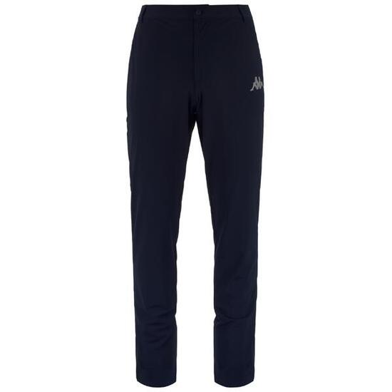 Pantaloni tuta da uomo in nylon blu da golf