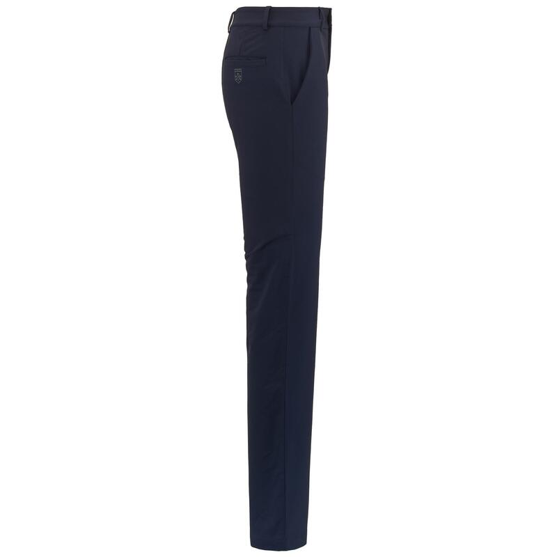 kappa pantaloni da donna in nylon blu da cardio training