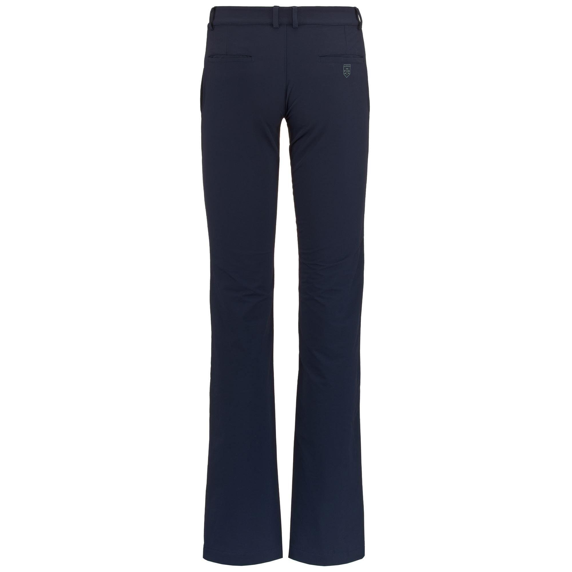 Pantaloni tuta da donna in nylon blu da golf 3/5